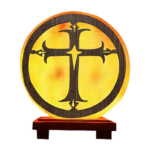 Cross Himalayan Salt Lamp