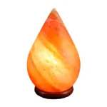 Tear Drop Shape USB Salt Pink Lamp