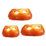 Rectangular Carved Natural Two Hole