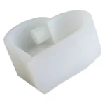 Heart Shape Candle Holder USB Salt Lamp with